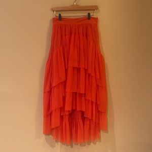 Orange Dance Skirt
